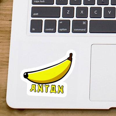 Autocollant Banane Anton Notebook Image