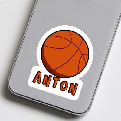 Basketball Sticker Anton Notebook Image