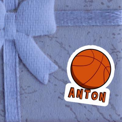 Basketball Sticker Anton Notebook Image