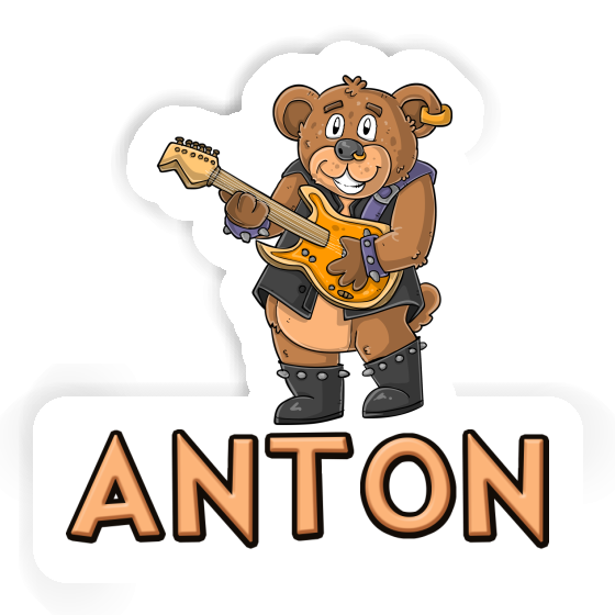 Gitarrist Sticker Anton Notebook Image