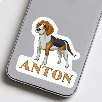 Sticker Anton Beagle Hund Image