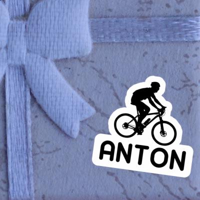 Aufkleber Biker Anton Notebook Image