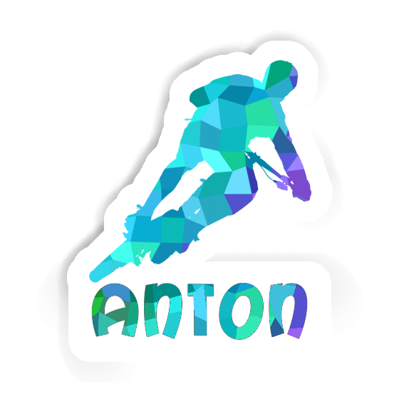 Biker Sticker Anton Laptop Image