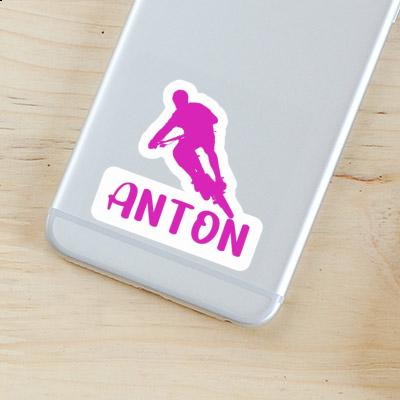 Aufkleber Anton Biker Notebook Image