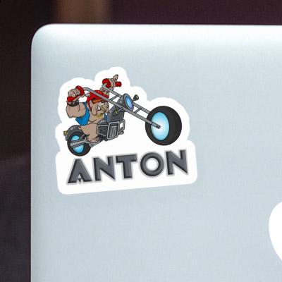 Sticker Anton Biker Notebook Image