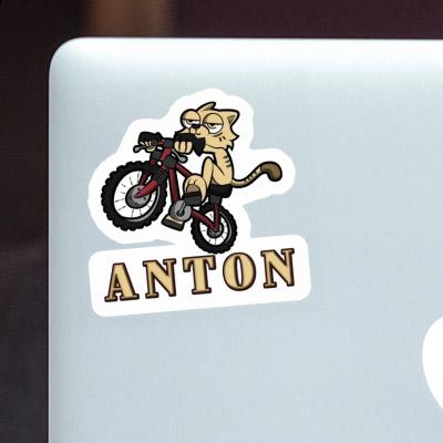 Chat Autocollant Anton Laptop Image