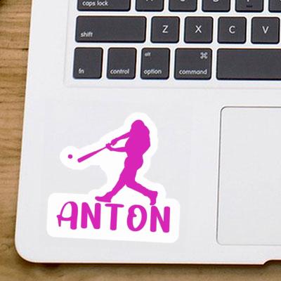 Anton Aufkleber Baseballspieler Gift package Image