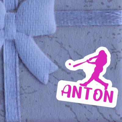 Anton Aufkleber Baseballspieler Gift package Image