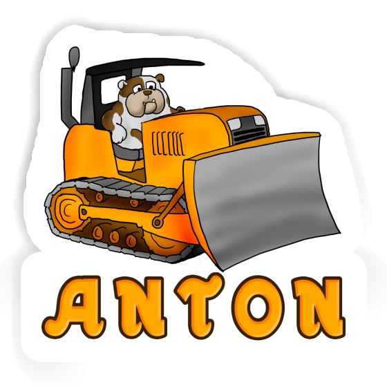 Autocollant Bulldozer Anton Image