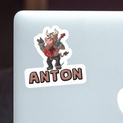 Anton Sticker Stierrocker Laptop Image