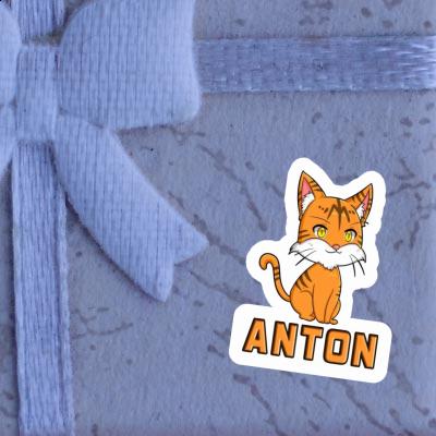 Aufkleber Katze Anton Image