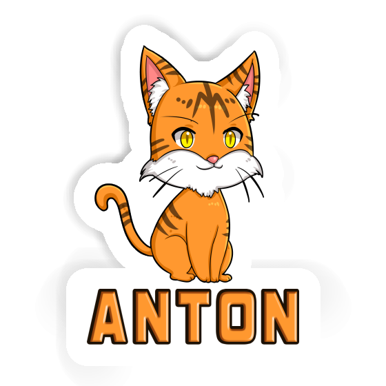 Aufkleber Katze Anton Gift package Image