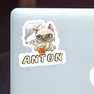 Anton Sticker Rauchende Katze Gift package Image