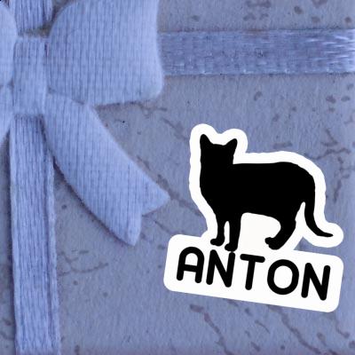 Anton Aufkleber Katze Gift package Image