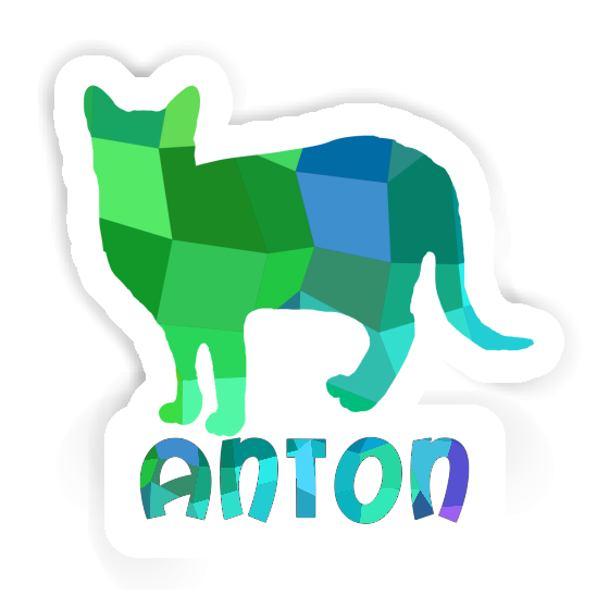 Aufkleber Katze Anton Gift package Image