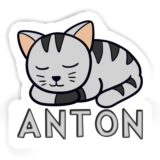 Katze Sticker Anton Gift package Image