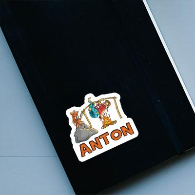 Cervelat Sticker Anton Notebook Image