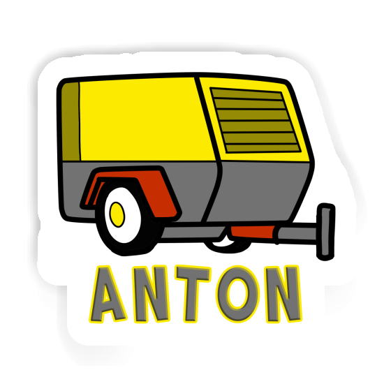 Sticker Anton Kompressor Notebook Image