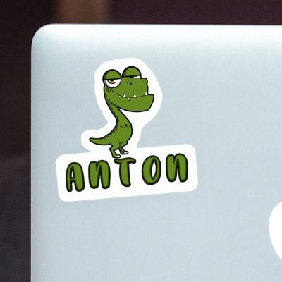 Sticker Dinosaurier Anton Notebook Image