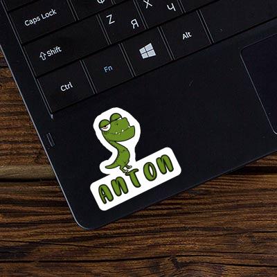 Sticker Dinosaurier Anton Laptop Image