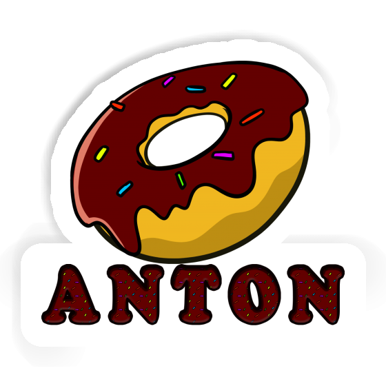 Aufkleber Anton Donut Notebook Image