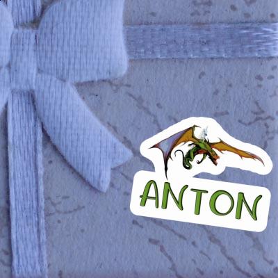 Sticker Anton Drache Laptop Image