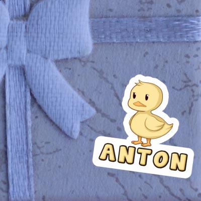 Anton Aufkleber Ente Gift package Image