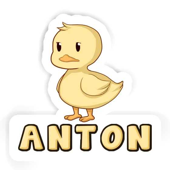 Anton Aufkleber Ente Image