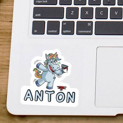 Sticker Wine Unicorn Anton Gift package Image