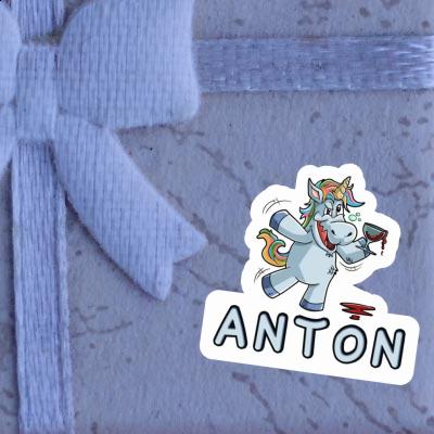 Autocollant Licorne Anton Gift package Image