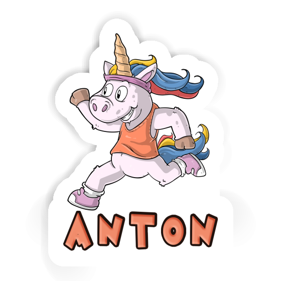 Joggerin Sticker Anton Notebook Image