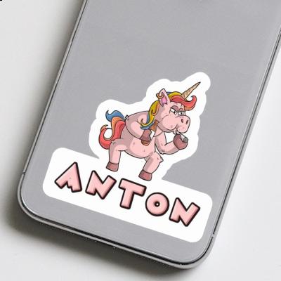 Autocollant Fumeuse Anton Laptop Image