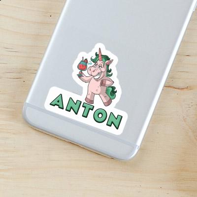 Anton Autocollant Licorne festive Gift package Image