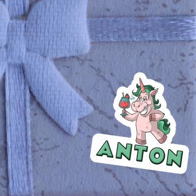 Party-Einhorn Sticker Anton Image