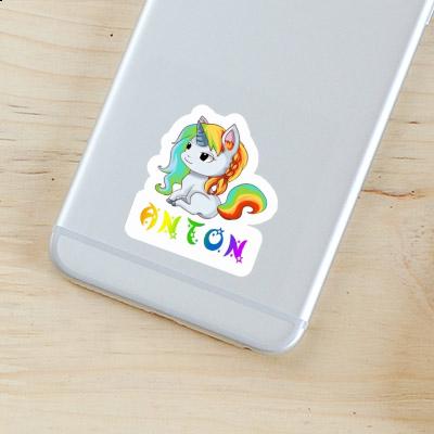 Einhorn Sticker Anton Image