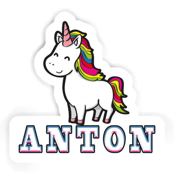 Einhorn Aufkleber Anton Gift package Image