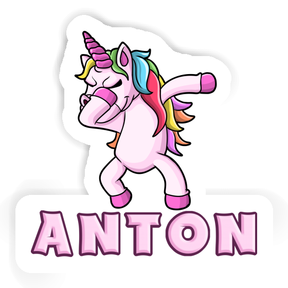 Anton Aufkleber Einhorn Gift package Image