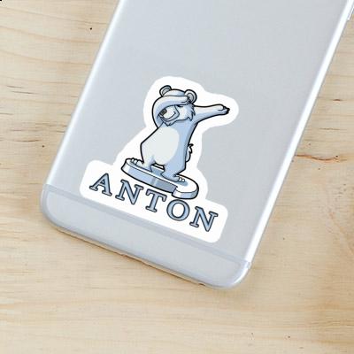 Bear Sticker Anton Notebook Image