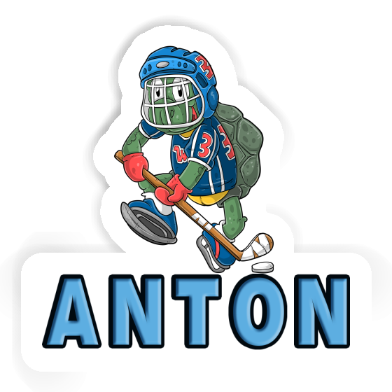 Eishockeyspieler Aufkleber Anton Gift package Image