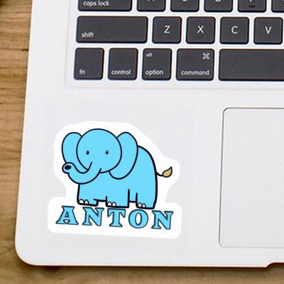 Aufkleber Anton Elefant Gift package Image