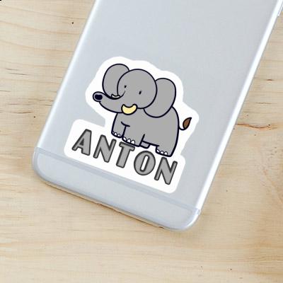 Aufkleber Elefant Anton Gift package Image