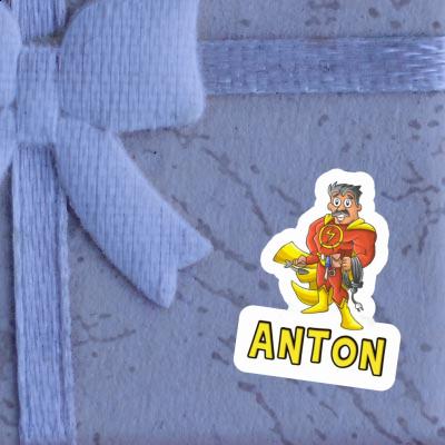 Autocollant Anton Électricien Gift package Image