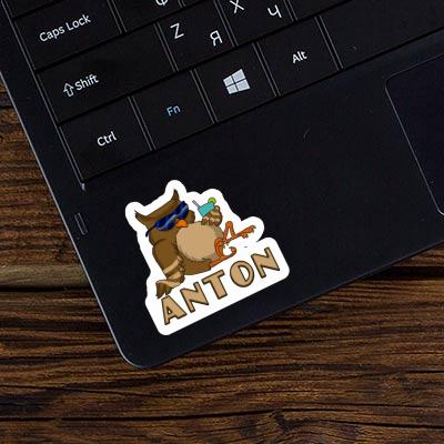 Eule Sticker Anton Notebook Image