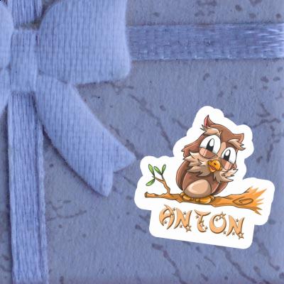 Aufkleber Eule Anton Gift package Image