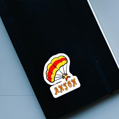 Fallschirm Sticker Anton Notebook Image