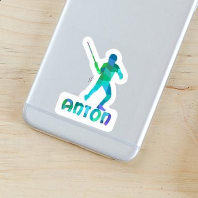 Sticker Fencer Anton Gift package Image