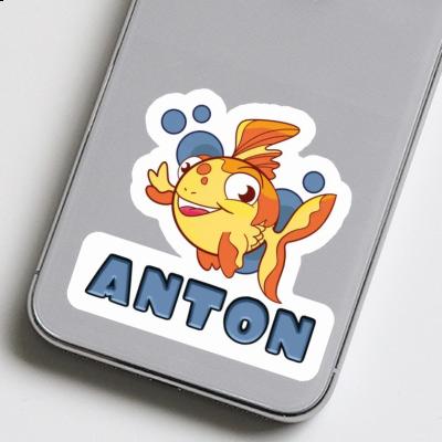 Sticker Fish Anton Laptop Image