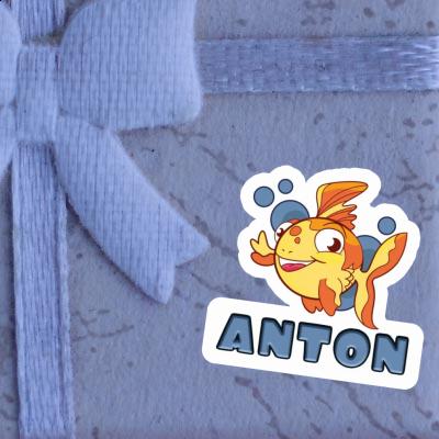 Sticker Fisch Anton Notebook Image