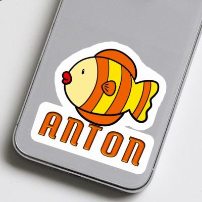 Anton Aufkleber Fisch Gift package Image