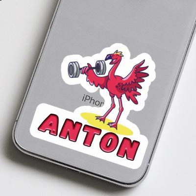 Flamingo Sticker Anton Image